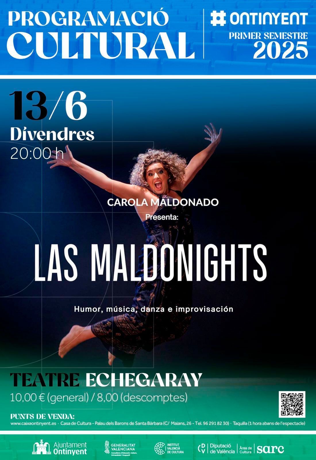 Las Maldonights de Carola Maldonado en el Teatro Echegaray
